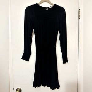 Loft black flowy dress size small